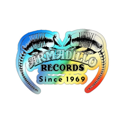 Armadillo Records Holographic Die-cut Stickers