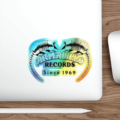 Armadillo Records Holographic Die-cut Stickers